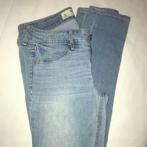Light wash jeans